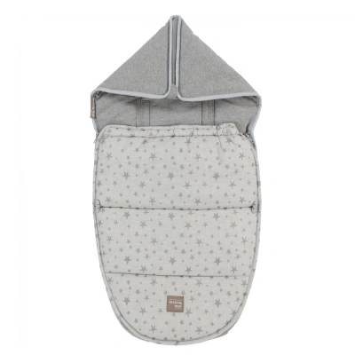 Pasito A Pasito Walking Mum Babies'  Grey Cotton Nest (80cm) In Gray