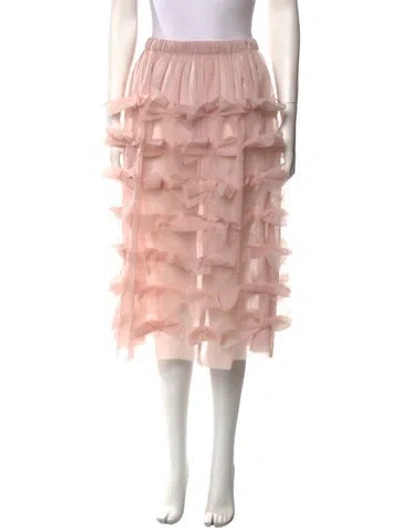 Pre-owned Paskal Knee-length Skirt In Neutral