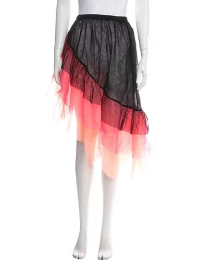 Pre-owned Paskal Printed Mini Skirt W/ Tags In Orange