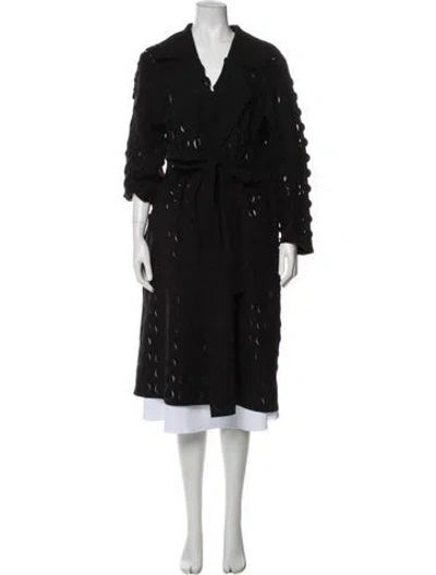 Pre-owned Paskal Trench Coat In Black
