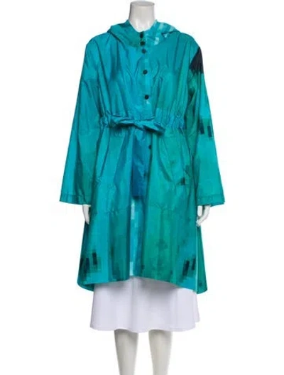 Pre-owned Paskal Trench Coat In Blue