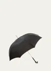 Pasotti Since 1956 Men's Horse-handle Umbrella In Black