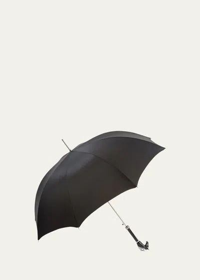 Pasotti Since 1956 Men's Horse-handle Umbrella In Black