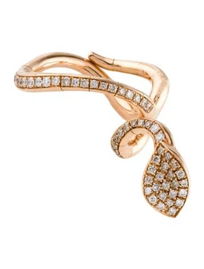 Pre-owned Pasquale Bruni 18k Diamond 'look At Me' Snake Ring In Multi