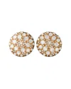 Pasquale Bruni 18k Rose Gold 1.85ct Diamond And Mother Of Pearl Clip-on Earrings Pb38-050225 In Gold