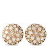 Pasquale Bruni 18k Rose Gold 1.85ct Diamond And Mother Of Pearl Clip-on Earrings Pb38-050225