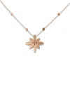 Pasquale Bruni 18k Rose Gold Ghirlanda Polished Flower Pendant Necklace, 16.5 In Gold