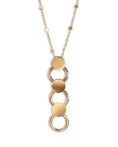 Pasquale Bruni 18k Rose Gold Luce Drop Link Pendant Necklace, 16.9