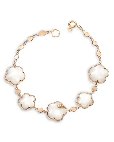 Pasquale Bruni 18k Rose Gold Pearl Of The Moon & Diamond Bracelet