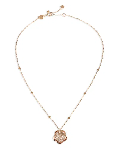 Pasquale Bruni 18k Rose Gold Petit Joli Diamond Flower Pendant Necklace, 17-18.5 - Exclusive In Pink