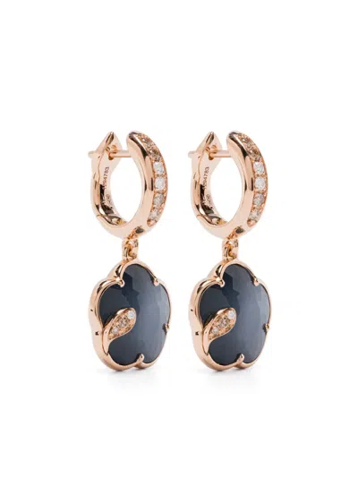 Pasquale Bruni 18k Rose Gold Petit Joli Lunaire Diamond Earrings In ピンク