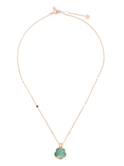 Pasquale Bruni 18k Rose Gold Petit Joli Lunaire Diamond Necklace In ピンク
