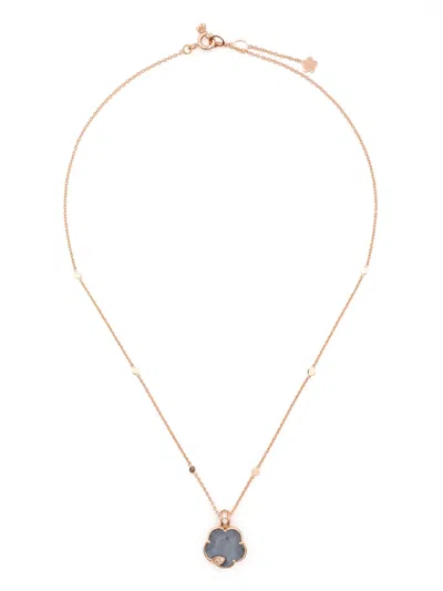Pasquale Bruni 18k Rose Gold Petit Joli Lunaire Diamond Necklace In ピンク