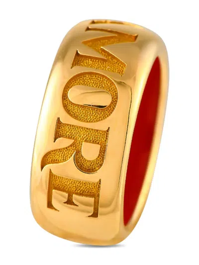 Pre-owned Pasquale Bruni 18k Yellow Gold Amore Ring