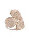 Pasquale Bruni 18kt Rose Gold Diamond Giardini Segreti Ring In Pink