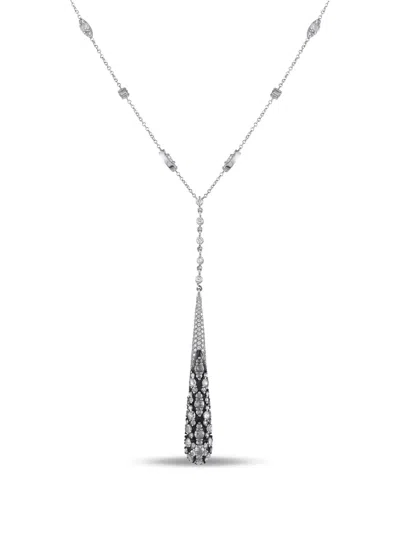 Pre-owned Pasquale Bruni 18kt White Gold Diamond Necklace In Silver
