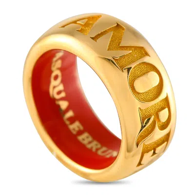 Pasquale Bruni Amore 18k Yellow Gold Band Ring Pb34-050225