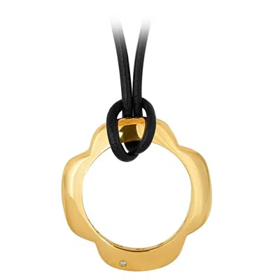 Pre-owned Pasquale Bruni Metafore Gold Pendant Necklace In Multi