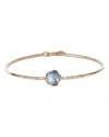 Pasquale Bruni Petit Joli Lunaire 18k Rose Gold Lunar Garden Gem Choker With Diamonds, 0.38 Ct. T. W. In Blue/pink