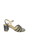 Pasquini Woman  Sandals With Heel In Silver