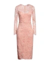 Passepartout Dress By Elisabetta Franchi Celyn B. Woman Midi Dress Blush Size 2 Polyamide, Viscose In Pink