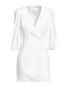 Passepartout Dress By Elisabetta Franchi Woman Mini Dress White Size 6 Polyester, Elastane In White