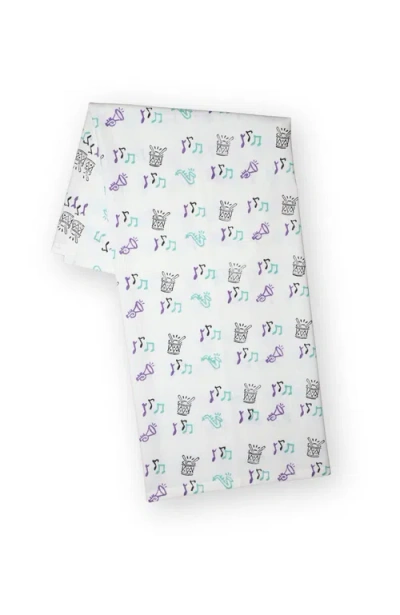 Passion Lilie Second Line Cotton Tea Towel In Multi