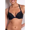 Passionata Leila Underwire T-back Push-up Bra In Black