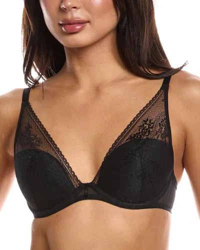 Passionata Maddie Plunge T-shirt Lace Bra In Purple