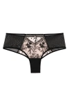 Passionata Suzy Cheeky Boyshorts In Black