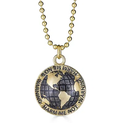 Passionate Protest Collection Women's Black / Gold Warning / Harm Me Not - Pendant In Multi