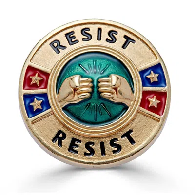 Passionate Protest Collection Women's Green / Blue / Red Resist - Pin In Multi
