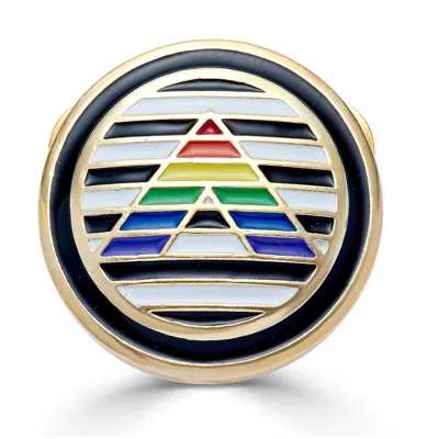 Passionate Protest Collection Women's Straight Allies Striped - Pin