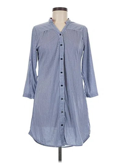 Pre-owned Passport Casual Dress In Blue