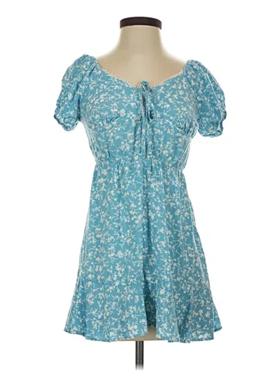 Pre-owned Passport Casual Dress In Blue