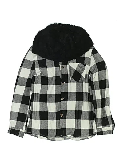 Pre-owned Passport Girl Kids' Snow Jacket In Black