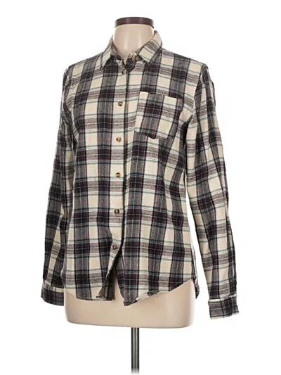 Pre-owned Passport Long Sleeve Button Down Shirt In Ivory