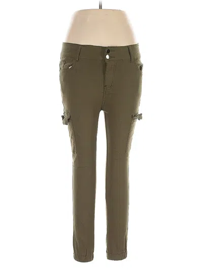 Pre-owned Pastel Cargo Pants In Green