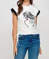 Pastel Design Doll Up Fashion Tee In White In White