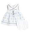 PATACHOU BABY EMBROIDERED COTTON DRESS
