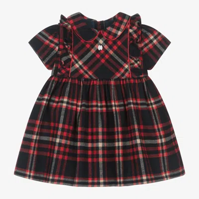 Patachou Baby Girls Blue Tartan Dress