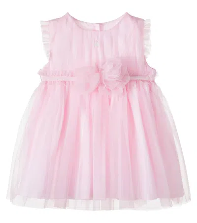 Patachou Baby Tulle Dress In Pink