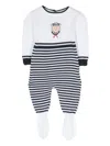 Patachou Bear-motif Knitted Pyjamas In Blue