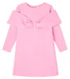 Patachou Bow-detail Crepe Dress In Pink