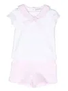 Patachou Bow-detail Short Set In White