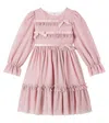 Patachou Bow-detal Ruffled Dress In Pink