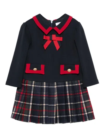 Patachou Babies' Bow-embellishment Dress In Blue