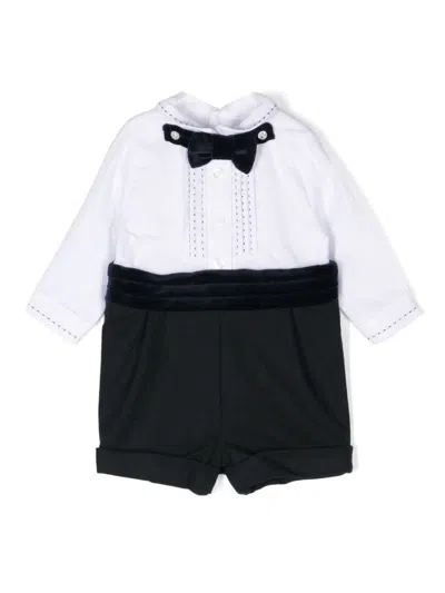 Patachou Babies' Bow-tie Shorties In Blue