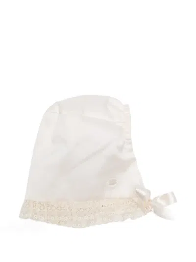 Patachou Babies' Bow-detail Sun Hat In White