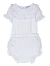 Patachou Broderie-anglaise Two-piece Set In White